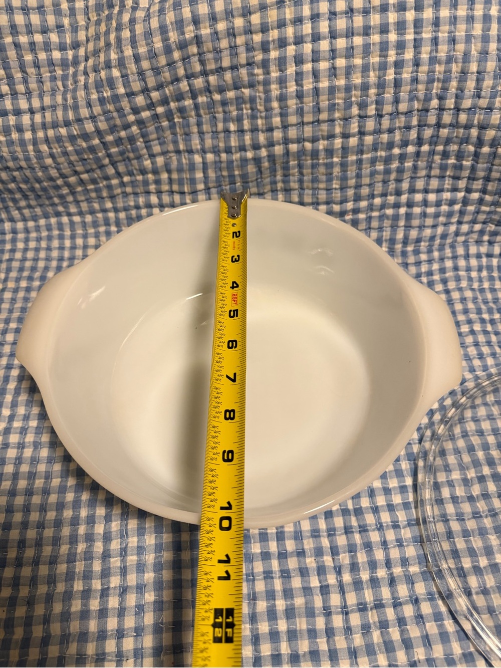 Vintage Fire King 3 Quart Green Meadow #439 Casserole Dish With Lid - Picture 11 of 11